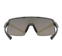 Uvex dyrt Jr. - Occhiali sportivi leggeri ed eleganti con lenti a specchio e naselli morbidi e fasce morbide per bambini - smoke opaco/blu - taglia unica