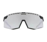 Occhiali Uvex Pace Stage Colorvision nero opaco con lente a specchio argento