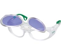 Uvex Occhiali di sicurezza a cerchio intero Rx Cd 5505 Flip-Up Didymium Plan Pc Set (61082)