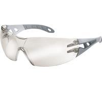 Uvex Occhiali Protettivi Pheos | Lenti PC a Specchio Argentato Grigio | Protezione UV 400 | NF EN 166 170 | Lenti Interne Antiappannanti | Lenti Esterne Antigraffio e Resistenti a Sostanze Chimiche