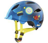 uvex oyo style, casco da ciclismo leggero per bambini, regolazione individuale delle dimensioni, ampliabile con luce a LED, 50-54 cm, Spazio profondo opaco