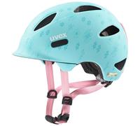 Casco da bici per bambini UVEX Oyo Style fiori ciano opaco (50-54 cm)