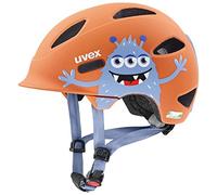 uvex OYO Style - Casco Ligero Infantil - protección Lateral integrada - Ajuste de Talla individualizado - Monster Papaya Matt - 45-50 cm