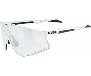 UVEX Pace Perform Small V White Mat/Variomatic Litemirror Silver Occhiali da ciclismo