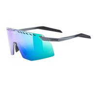 Uvex pace stage - occhiali sportivi per adulti - 100% protezione UVA, B, C - privo di appannamenti - grey matt/mir.green - one size