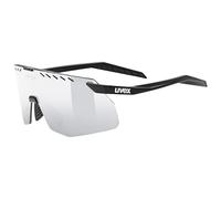 uvex pace stage s - occhiali sportivi per adulti - 100% protezione UVA, B, C - privo di appannamenti - black matt/mir.silver - one size