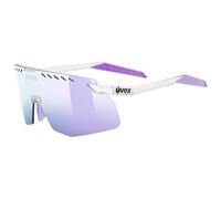 uvex pace stage s - occhiali sportivi per adulti - 100% protezione UVA, B, C - privo di appannamenti - clear/mir.pink - one size