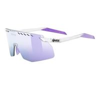 uvex pace stage s - occhiali sportivi per adulti - 100% protezione UVA, B, C - privo di appannamenti - clear/mir.pink - one size