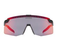 Uvex Pace Stage Small Sunglasses Rosa Colorvision Mirror Red/CAT2 Black Matt 01