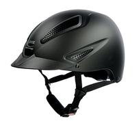 uvex perfexxion II, casco da equitazione robusto unisex, regolazione individuale delle dimensioni, ventilazione ottimale, black matt, 57-59 cm