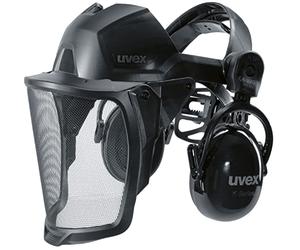 Uvex pheos faceguard - Visiera per protezione viso e udito, flessibile