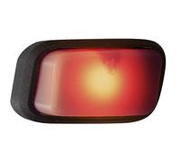 uvex plug-in LED XB054 luce, adatto ai modelli uvex hlmt 4, uvex city 4 e uvex minime, luce fissa e lampeggiante, black-red, one size