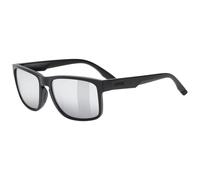 Uvex Poise, occhiali da sole, nero Onesize Black Matte