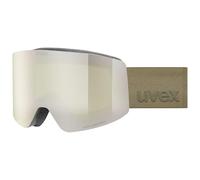 Uvex provoqe FM, maschera da sci Unisex adulto, black matt/mirror platin, one size