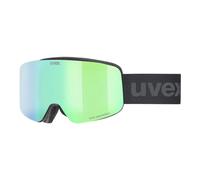 Uvex Pwdr FM - maschera da sci - bambino Black/Green junior