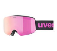Uvex pwdr FM, maschera da sci, junior, nero/rosa Onesize Black Matt