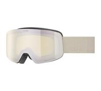 Uvex pwdr FM, maschera da sci Unisex bambino, black matt/mirror platin, one size