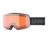 Uvex pwdr LG - maschera da sci per bambini - categoria di filtro 2 - privo di appannamenti - black m. dl/lasergold-clear - one size