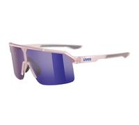 Uvex ramp jr. Occhiali sportivi per bambini - powder blue/mirror blue