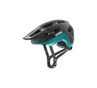 Uvex react casco mtb nero turchese