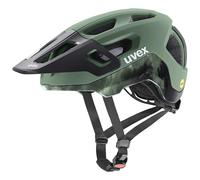 Uvex react MIPS, casco da bici, verde/nero 52-56cm Moss Green-Black Matt