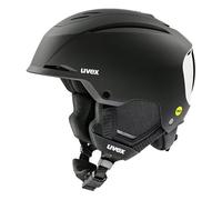 Uvex Resolution MIPS, casco da sci, nero/bianco 55-59cm White-Black Matt