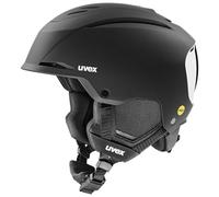 Uvex Resolution MIPS, casco da sci, nero/bianco 55-59cm White-Black Matt