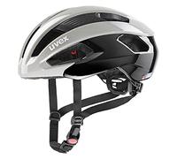 uvex rise, casco sicuro ad alte prestazioni unisex, regolazione individuale delle dimensioni, aerazione ottimizzata, sand, black, 56-59 cm