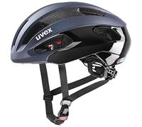 uvex rise cc, casco da ciclismo sicuro unisex, regolazione individuale delle dimensioni, aerazione ottimizzata, deep space-black matt, 56-59 cm