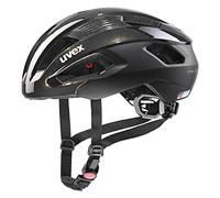uvex rise cc Women's Edition, casco sicuro ad alte prestazioni da donna, regolazione individuale delle dimensioni, aerazione ottimizzata, black, goldflakes matt, 56-59 cm