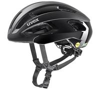 uvex rise pro MIPS - casco bicicletta sicuro per adulti - regolazione individuale delle dimensioni - sistema MIPS - black matt - 52-56 cm