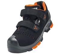 Uvex 2 Sandali S1P 65002 Nero, Arancione (65002) 41 (Weite 11)