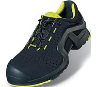 UVEX Scarpa Bassa 1 X-tended Support S1 P SRC W11, Sicurezza Uomo, Nero/Giallo, 48 EU