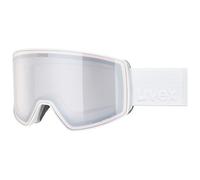 Uvex scenic P, maschera da sci Unisex adulto, white matt/mirror silver-pola, one size