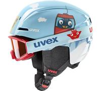 uvex Set di viti: combinazione leggera ed elegante tra casco da sci e occhiali da sci Speedy Pro per bambini piccoli