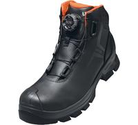 Uvex Sicurezzaitsschuh Macsole Stiefel S3 65321 Nero, Arancione 48 (Weite 12)