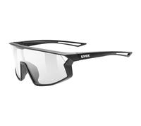 uvex skyryse jr. - occhiali sportivi per bambini - categoria di filtro 0 - specchiato - black matt/clear - one size