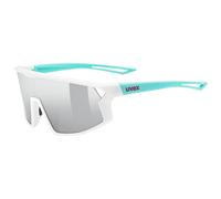 Uvex skyryse, occhiali da sole, junior, bianco/turchese Onesize White-Green Matt