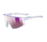 Uvex skyryse - occhiali sportivi per adulti - forte protezione UV - con miglioramento del contrasto - transparent purple/lavender mirror - one size