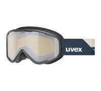 Uvex speedy nova FM, maschera da sci Unisex bambino, black matt/mirror silver, one size