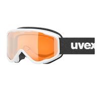 Uvex speedy nova - maschera da sci per bambini - categoria di filtro 2 - privo di appannamenti - white sl/lasergold - one size