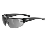 Uvex sportstyle 204, occhiali sportivi unisex, specchiato, comfort senza pressione e tenuta perfetta, smoke/smoke, one size