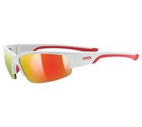 Uvex Occhiali sportivi sportstyle 215 Unisex specchiati Bianco/Rosso Taglia unica