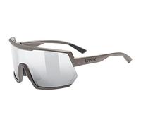 Uvex sportstyle 235, occhiali sportivi unisex, privo di appannamenti, comfort senza pressione e tenuta perfetta, oak brown matt/silver, one size