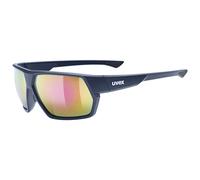 Uvex sportstyle 238, occhiali sportivi Unisex adulto, deep space matt/mirror red, one size