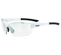 uvex sportstyle 612 VL, occhiali sportivi unisex, fotocromatico, comfort senza pressione e tenuta perfetta, white/smoke, one size