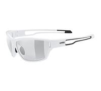Uvex sportstyle 806 V, occhiali outdoor unisex, fotocromatico, privo di appannamenti, white/smoke, one size
