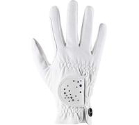 Uvex sportstyle diamond, guanti da equitazione elasticizzati unisex, robusti, impreziosito con cristalli Swarovski®, white, 6