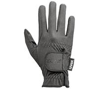 uvex sportstyle, guanti da equitazione elasticizzati unisex, ottimo grip e robusti, compatibile con touchscreen, black, 6.5