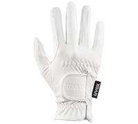uvex sportstyle, guanti da equitazione elasticizzati unisex, ottimo grip e robusti, compatibile con touchscreen, white, 5.5
